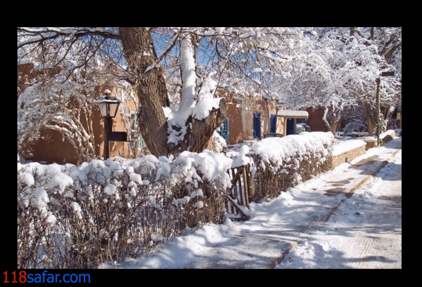 زیباترین مناظر طبیعی آمریکا در زمستان