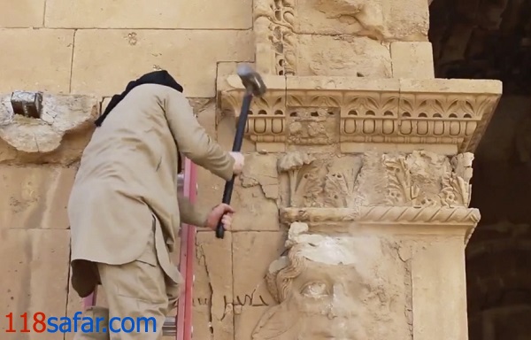 باقیمانده ای از تاریخ در پالمیرا!