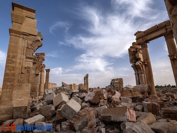 باقیمانده ای از تاریخ در پالمیرا!