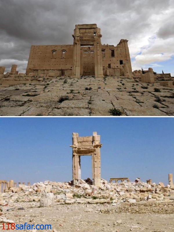 باقیمانده ای از تاریخ در پالمیرا!