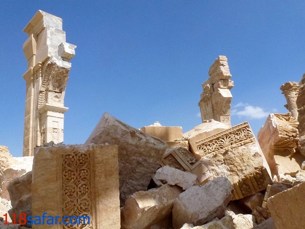 باقیمانده ای از تاریخ در پالمیرا!